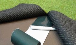 Unión de césped artificial.